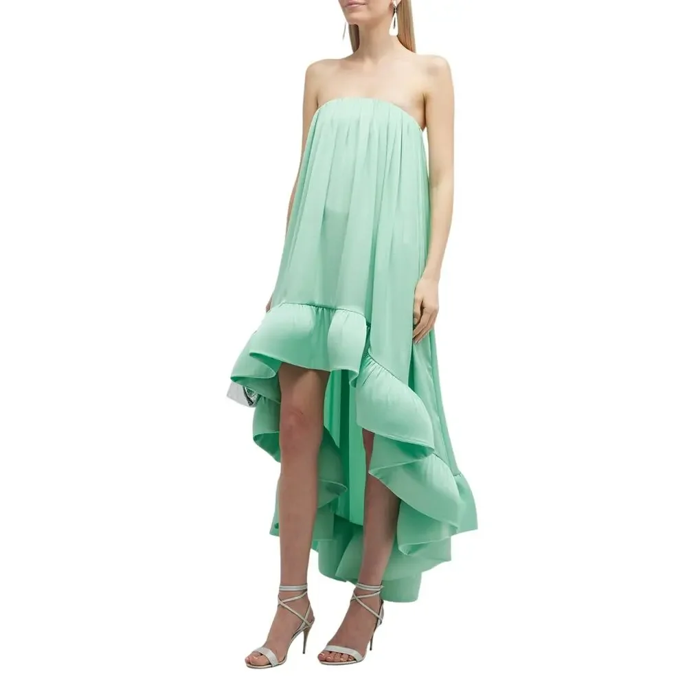 alexis green strapless dress Alexis Strapless Dress (size S) Op for Change